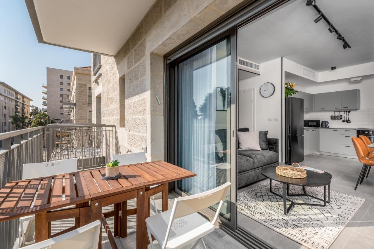 2Bdr W Parking Shirat Haneviim - Mamilla Area Sea-U Jeruzsálem Kültér fotó