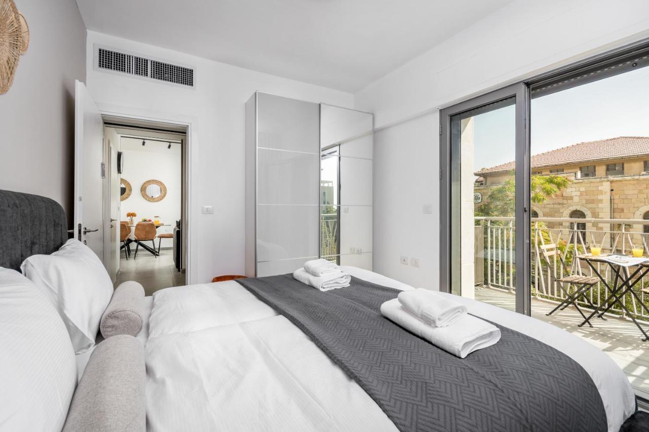 2Bdr W Parking Shirat Haneviim - Mamilla Area Sea-U Jeruzsálem Kültér fotó
